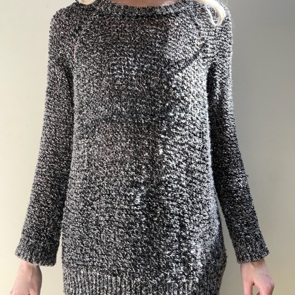 TOPSHOP Metallic Knit Sweater - Picture 3 of 5